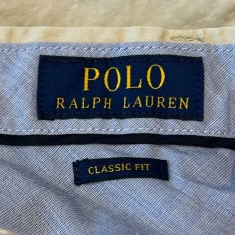 Polo Ralph Lauren Shorts 32 Mens Khaki Classic Fit Chino Cotton Tan Casual